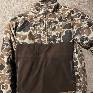 Drake Waterfowl 1/4 zip Old School Camo